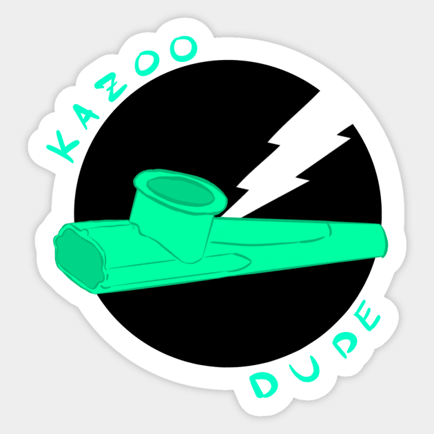 Kazoo Dude (Seafoam) Sticker by YoNemu